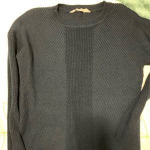 Athleta Navy cable knit sweater